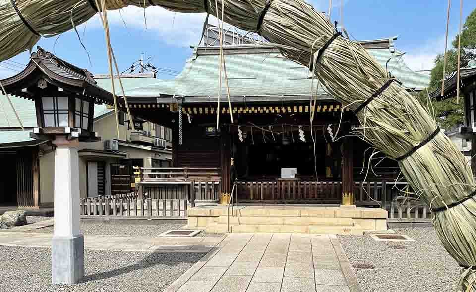 夏越の大祓：茅の輪くぐりを実施している大田区内の神社　⑤ 春日神社