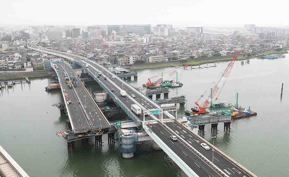 高速大師橋リニューアルで架け替え工事完了！動画も公開中
