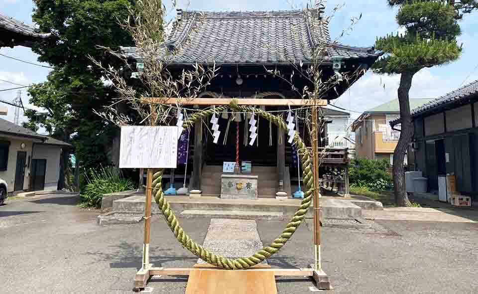夏越の大祓：茅の輪くぐりを実施している大田区内の神社　⑦ 太田神社