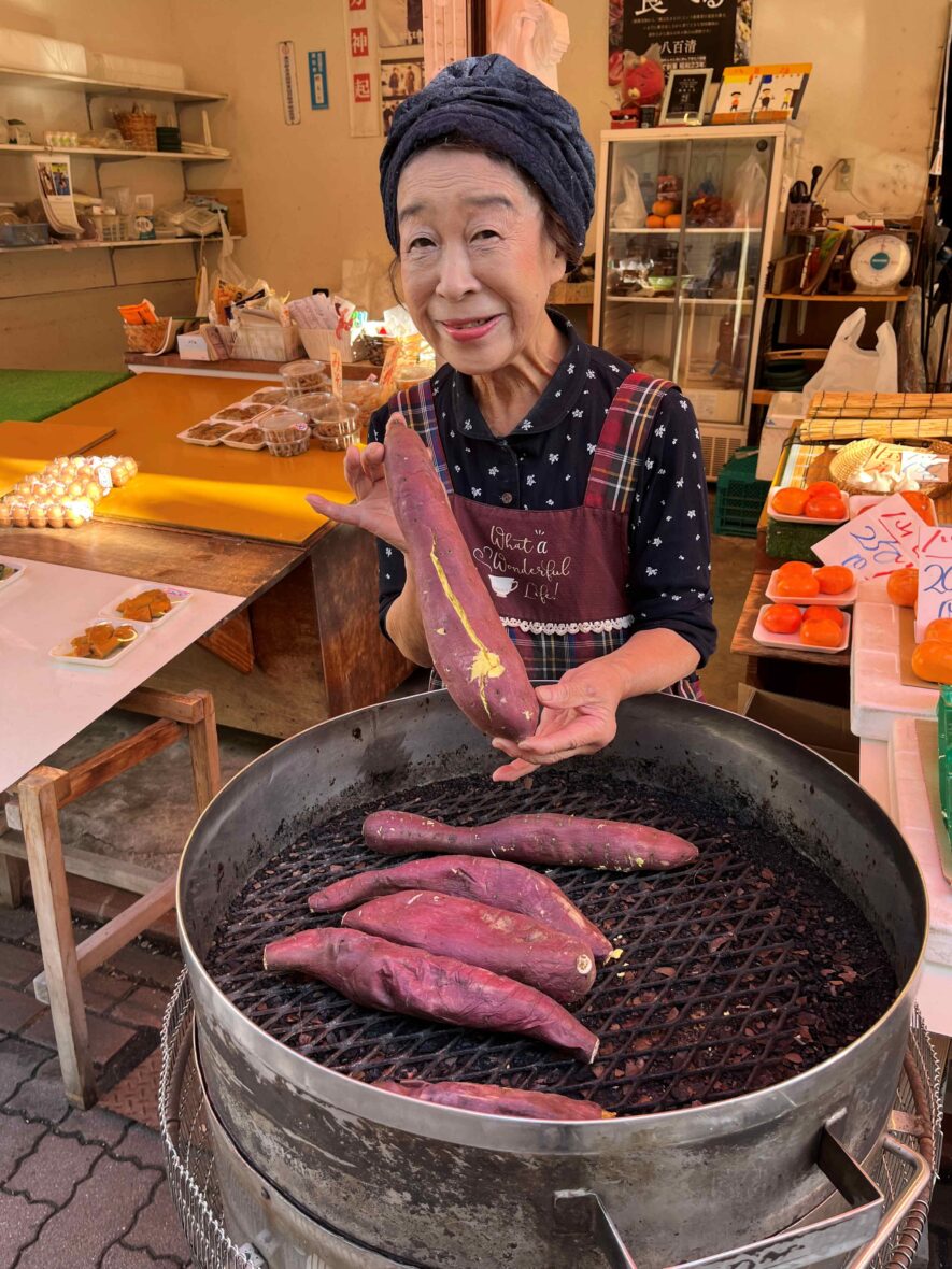 お母さんとの会話も楽しみの一つ